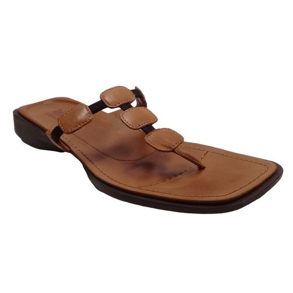 Timberland Smart Comfort System Women's Leather Thong Flat Sandals Size 11M - Picture 2 of 15